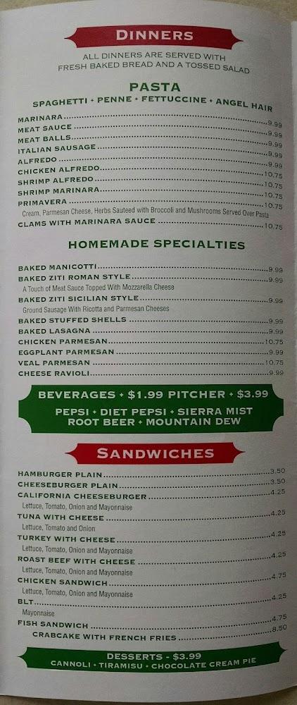 Francesco's Pizzeria Menu image 3